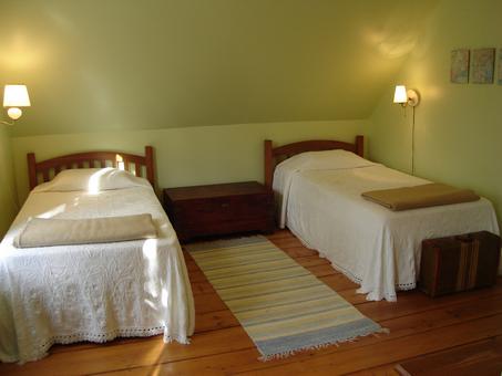 Bedroom with two twin beds